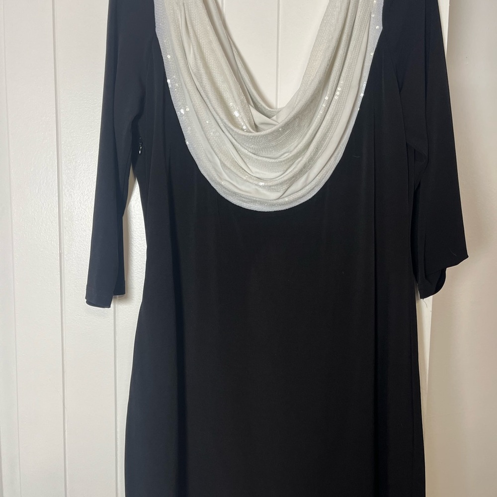 Calvin Klein Black and White Dress